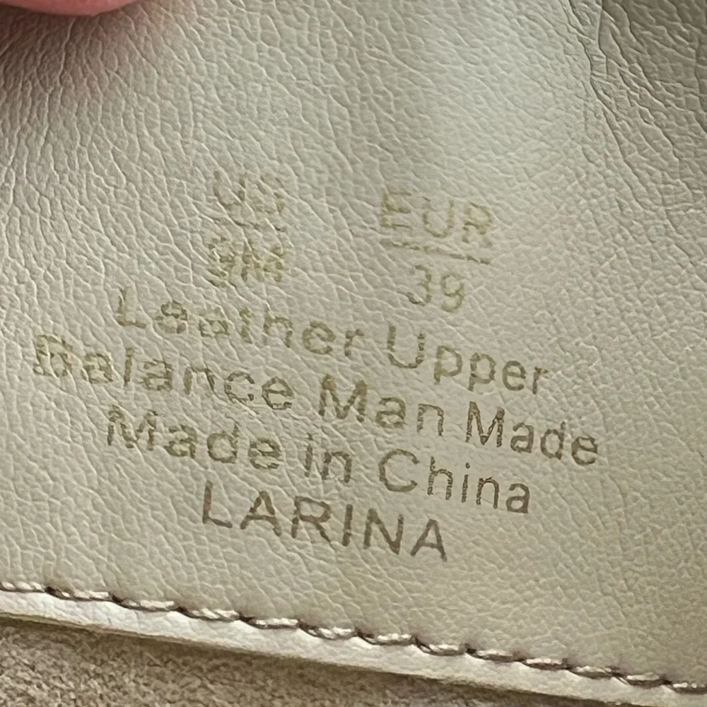 SAME EDELMAN LARINA SESAME WATERPROOF PLATFORM LEATHER TALL BOOTS SIZE 9 NEW